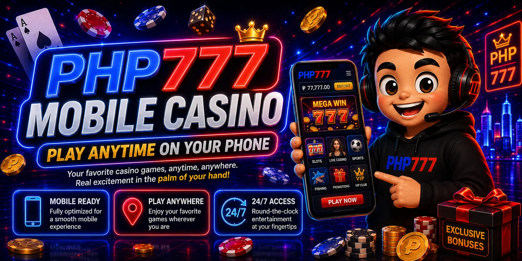 PHP777 Mobile Casino | Play Anytime on Your Phone